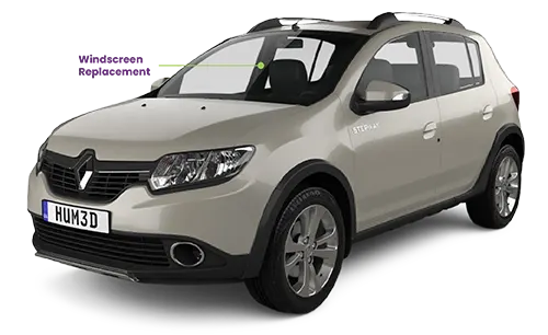 Renault Sandero 2 2013-2019 Windscreen