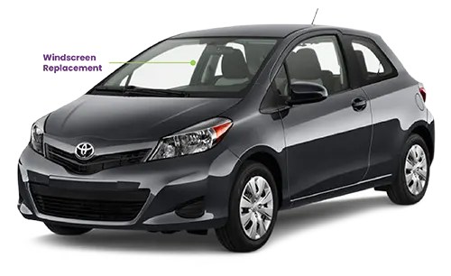 Toyota Yaris 2012-2017 Windscreen