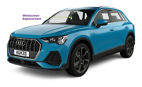 Audi Q3 2019-2022 Windscreen With Rain Sensor