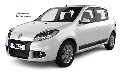 Renault Sandero 2009-2014 Windscreen