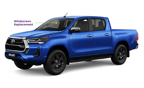 Toyota Hilux 2016-2021 Windscreen With Antenna
