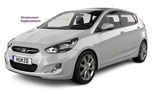 Hyundai Accent Hatch 2011-2023 Windscreen