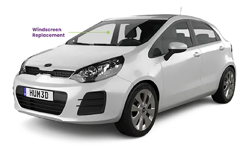 Kia Rio 3 2011-2017 Windscreen
