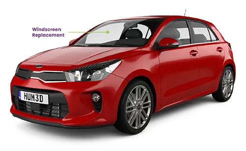 Kia Rio 4 2017- 2021 Windscreen