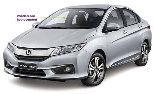Honda Ballade 2011-2014 Windscreen
