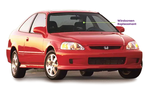 Honda Ballade SO4 1996-2000 Windscreen