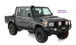 Toyota Landcruiser 79 Series 2008-2022 Windscreen