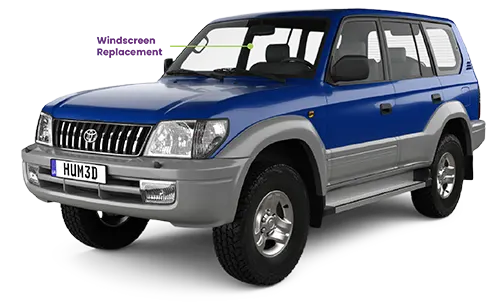 Toyota Prado 90 Series 1996-2003 Windscreen
