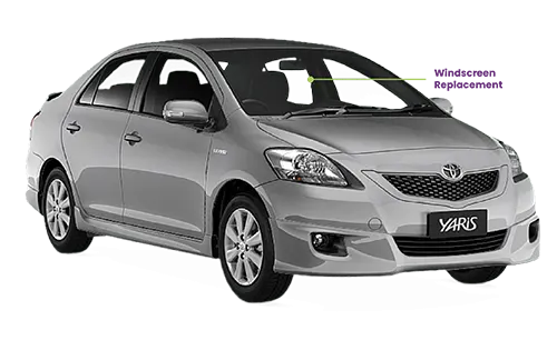 Toyota Yaris Sedan 2006-2011 Windscreen