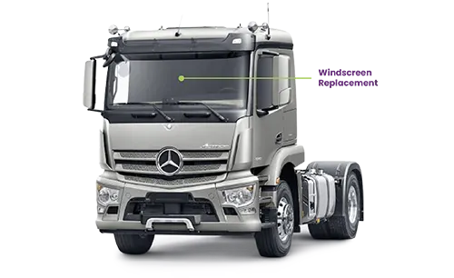 Mercedes-Benz Actros Truck 2018-2022 Windscreen N/Cab