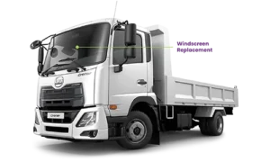 Nissan UD Croner Windscreen 2017- Truck Wide Cab