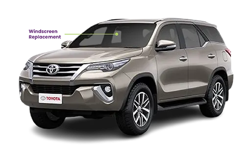 Toyota Fortuner 2016-2021 Windscreen With Antenna