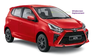 Toyota Agya 2021- Windscreen