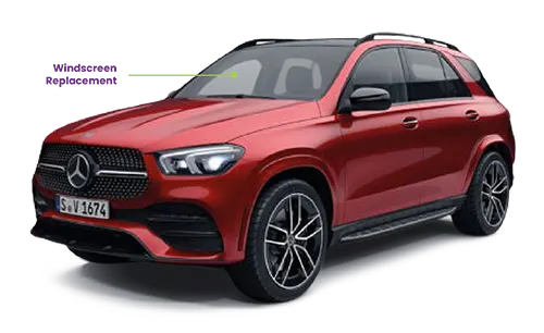 Mercedes-Benz W167 GLE Windscreen 2020- Sensor Camera