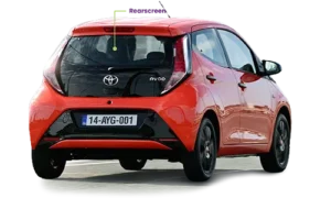 Toyota Aygo Rearscreen 2015-2023