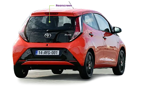 Toyota Aygo Rearscreen 2015-2023